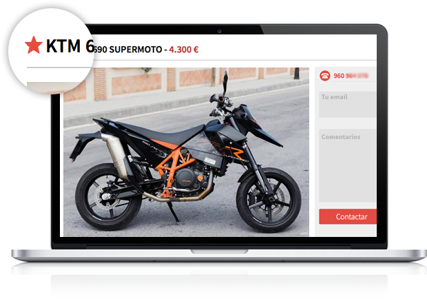 Añadir una moto a mis favoritos